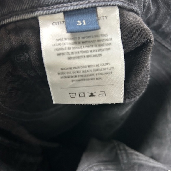 Citizens of Humanity Black Emannuelle Jesns Women’s size 31 NWOT flare jeans - Picture 10 of 10